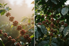 Arabica and Robusta coffee beans compared